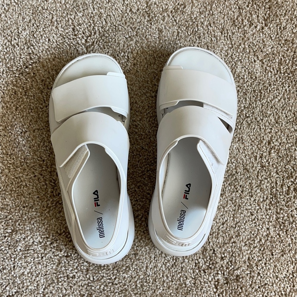 Melissa x Fila Sandals